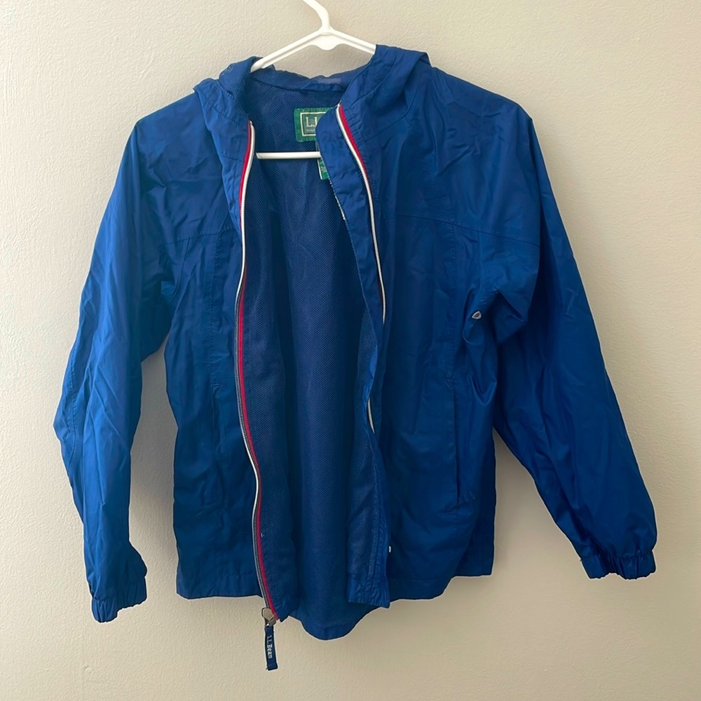 Boys L.L bean rain jacket
